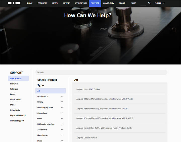 Products - Hotone Audio